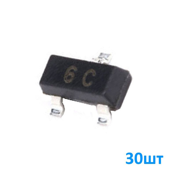 BC817-40 30шт, Биполярный транзистор, NPN, 45В, 0.5А, корпус SOT23 ...