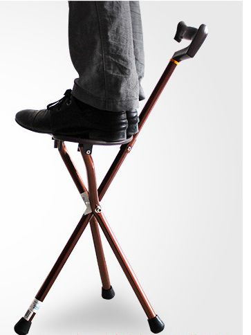 Табурет-трость для пожилых людей, утолщенный алюминиевый сплав ...