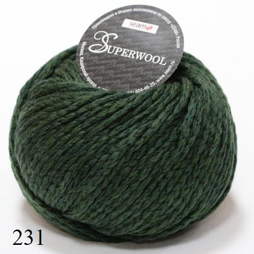 Пряжа Seam Superwool 231 Сеам Супервул, 50 г, 60 м, 1 моток купить на ...