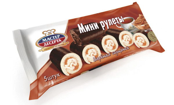 Мастер Десерта Мини рулеты с вареной сгущенкой,175 г - купить с ...