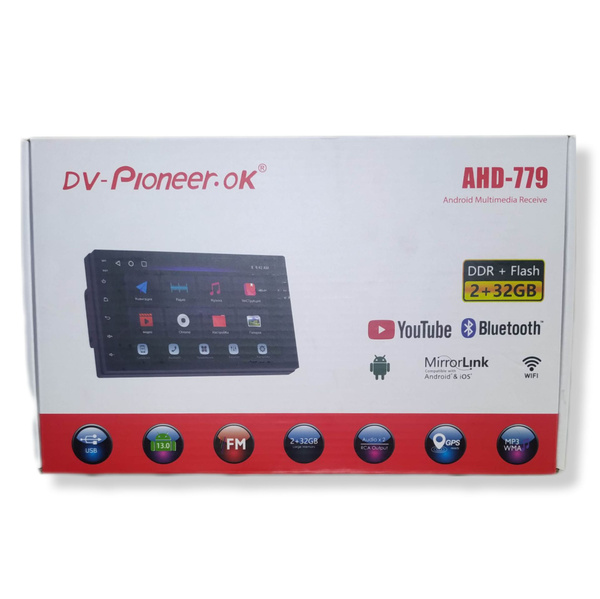 Автомагнитола AHD-779 / магнитола с bluetooth Пионер / 2 din / Андроид ...