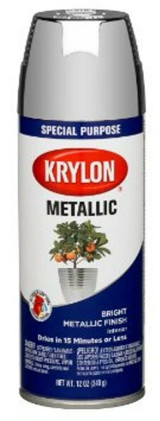 Аэрозольная краска Krylon Metallic Bright Finish Гладкая ...