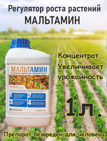 Мальтамин регулятор роста растений биоактиватор - купить с доставкой по ...
