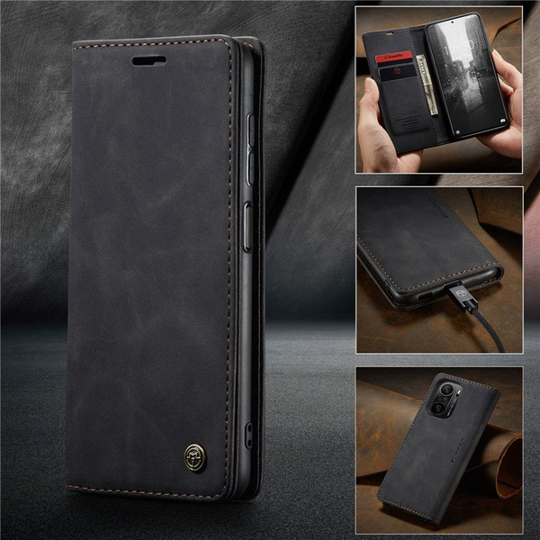 Чехол книжка на Xiaomi Poco F3,черный - купить с доставкой по выгодным ...