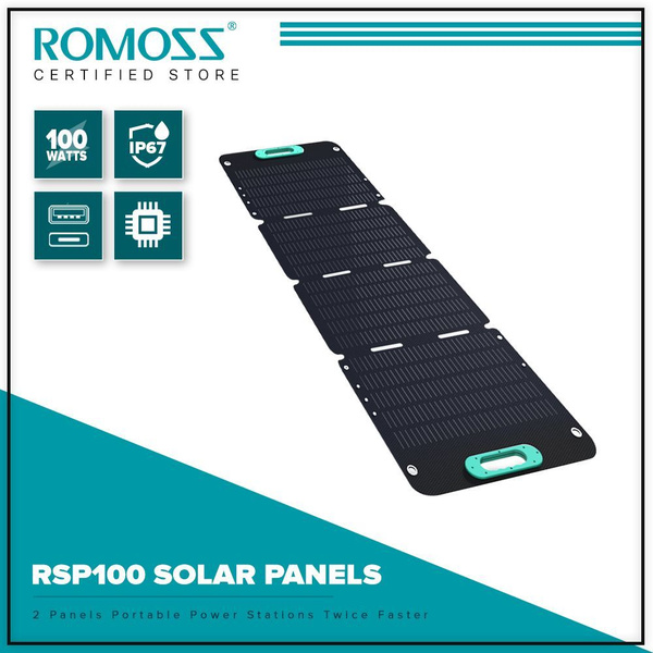 Солнечная панель складная ROMOSS RSP100 для Аккумуляторов ROMOSS RS ...