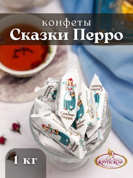 Конфеты Крупской Сказки Перро 1 кг - купить с доставкой по выгодным ...