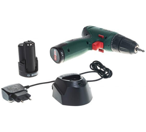 Аккумуляторная дрель-шуруповерт Bosch EasyDrill 1200, 2 аккумулятора ...
