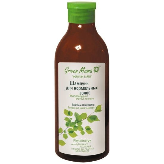 Шампунь для нормальных волос Green Mama Береза и земляника, 400 мл ...