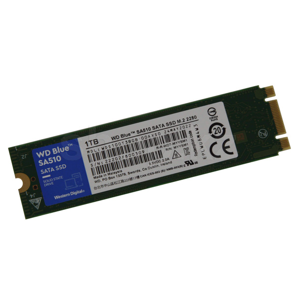 Внутренний SSD-диск Western Digital SSD накопитель 1 TB Blue SN510, M.2 ...