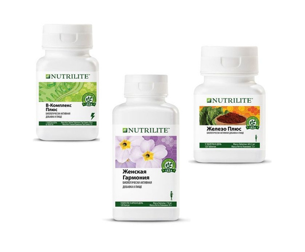 Amway Набор "Женское здоровье" NUTRILITE Женская гармония, 120 капс ...