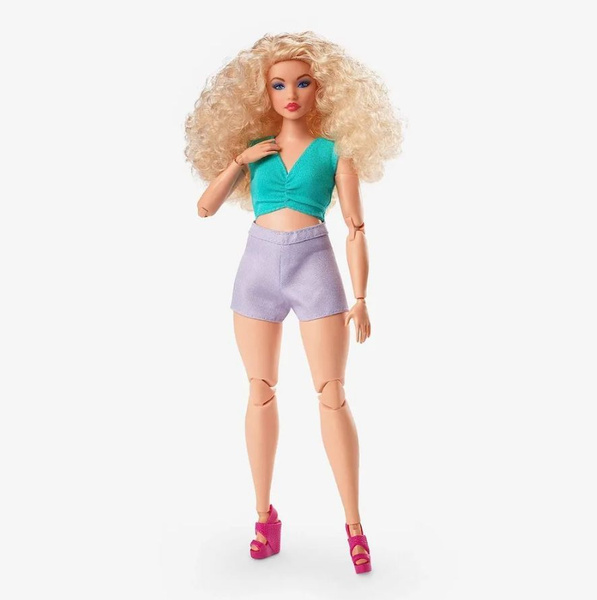 Кукла Барби Лукс Пышка блондинка Андра Barbie Looks 2023 Curvy, Curly ...