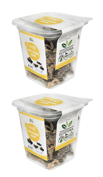 Хрустящие нори Ecostoria с сыром 2 упаковки по 30 г - купить с ...