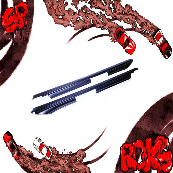 Пластиковые пороги на ваз 2110-2112 без сетки (шагрень) купить по ...