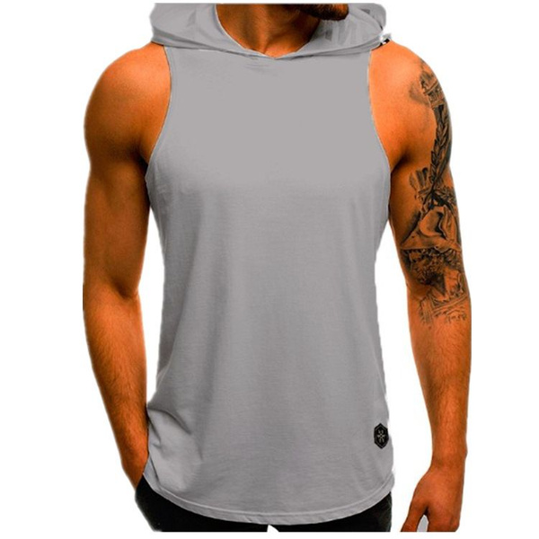 Sleeveless Bodybuilding Hoody