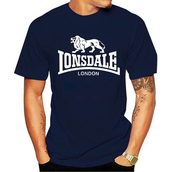 Футболка Lonsdale, размер 50, цвет темно-голубой, 100%Хлопок - купить ...