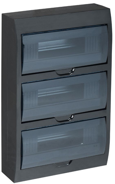 KREPTA 3 Корпус пластиковый ЩРН-П-36 IP41 черный IEK купить на OZON по ...