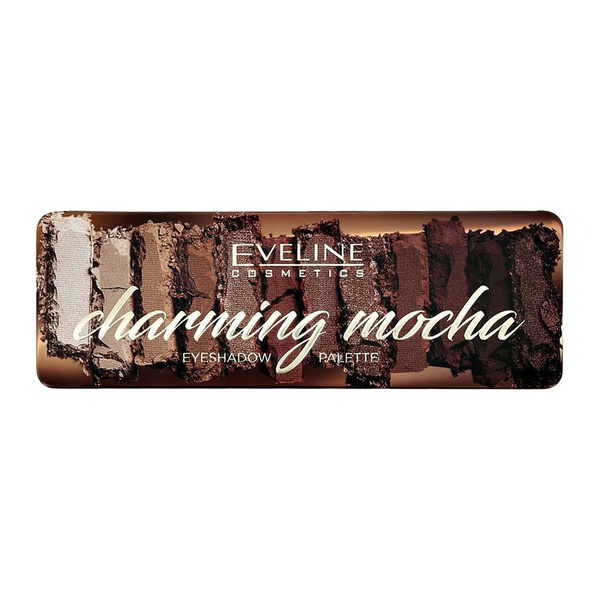 EVELINE Тени для век из палетки теней CHARMING MOCHA 12 гр - купить с ...