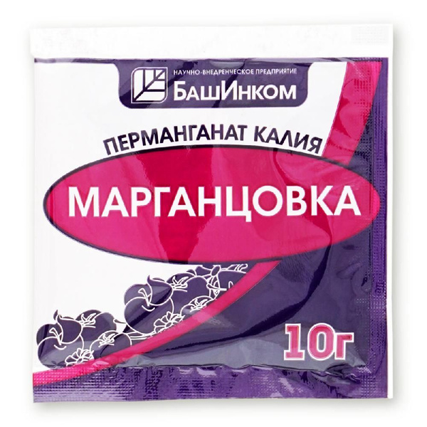 МАРГАРЦОВКА (Перманганат калия) БашИнком 10 г удобрение, мощный ...