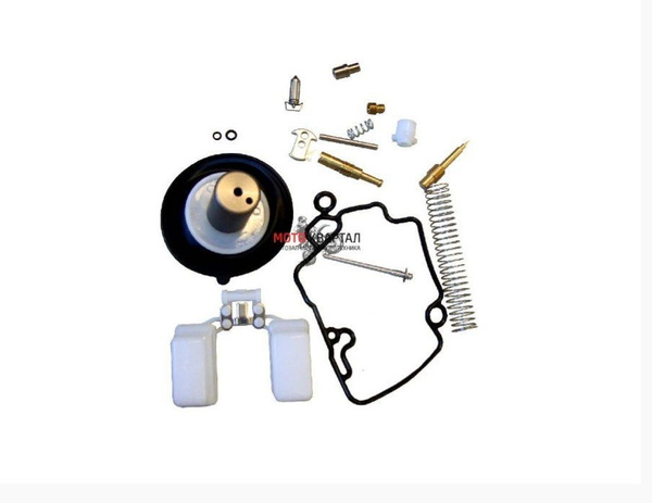 Ремкомплект карбюратора 4х такт. GY6-50 (139 QMB) с МЕМБРАНОЙ d-16 (16 ...