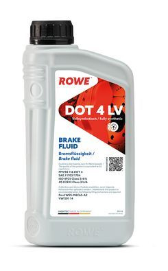 Жидкость тормозная ROWE HIGHTEC BRAKE FLUID DOT 4 LV DOT 4 - купить по ...