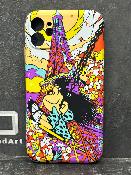 Светящийся чехол-накладка для Iphone 11, Айфон 11 LUXO/KAWS с ...