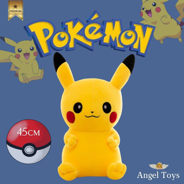 Мягкая игрушка покемон Пикачу Pokemon Pikachu серьезный Angel Toys ...