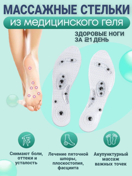 Ортопедические стельки с магнитами массажные 36-40 р - купить с ...