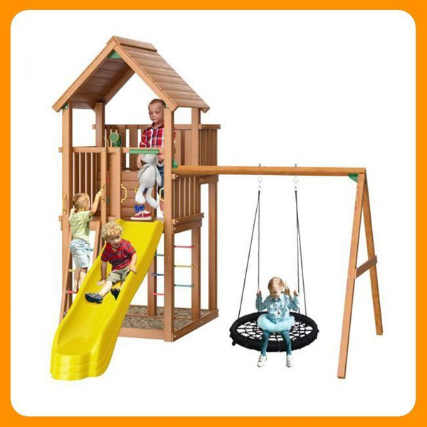 Детский игровой комплекс New Sunrise Jungle Palace JP9 с горкой и ...