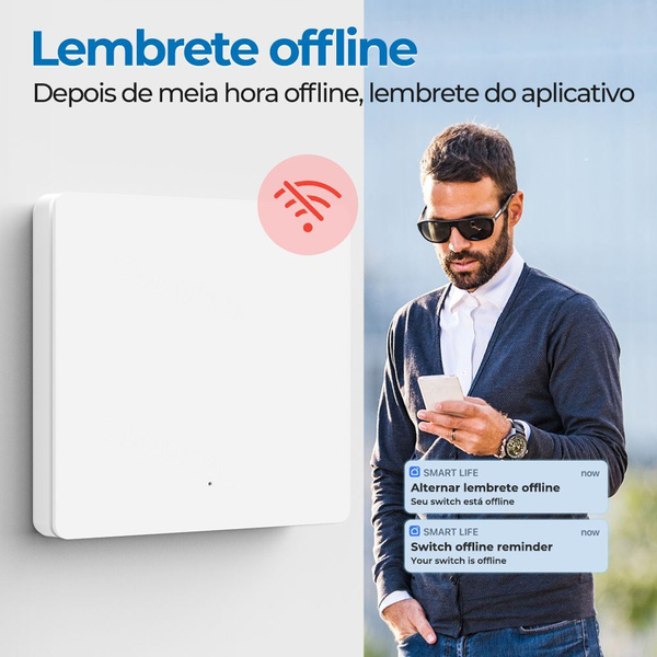 Умный настенный переключатель Zigbee граффити с Алисой не требует ...