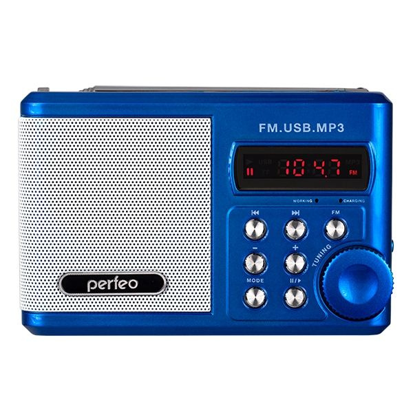 Радиоприемник цифровой Perfeo Sound Ranger blue купить по низкой цене с ...