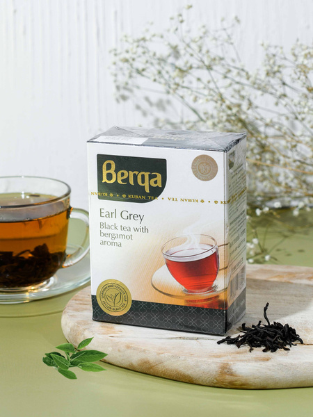 Чай черный Berga с бергамотом 100г 4/26 Г. №1 - купить с доставкой по ...