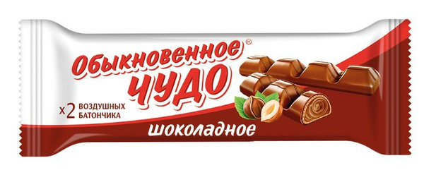 Батончик шоколадный "Обыкновенное чудо шоколадное", 55 гр.*24шт ...