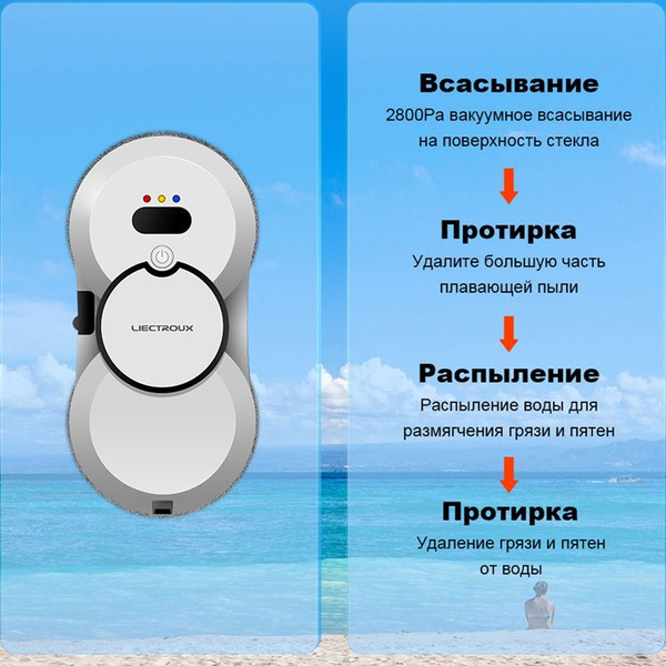 Робот для мойки окон Liectroux HCR - купить по выгодной цене в интернет ...