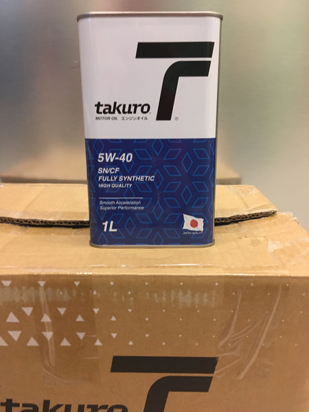 Масло моторное Takuro 5W-40 Синтетическое - купить в интернет-магазине ...