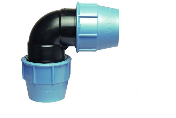 Уголок Unidelta 63мм-90гр (отвод обжимной) купить на OZON по низкой ...