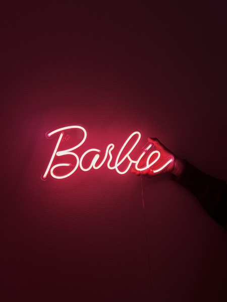 Неоновая вывеска Barbie Неоновая надпись Барби на стену - купить с ...