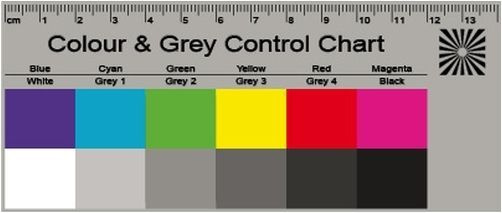 Цветовая шкала Colour & Grey Control Chart Deep Matte BST1 (упрощенная ...