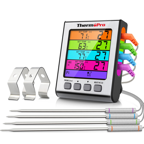 Кулинарный термометр ThermoPro, с щупом 20 см, для духовки, для еды ...