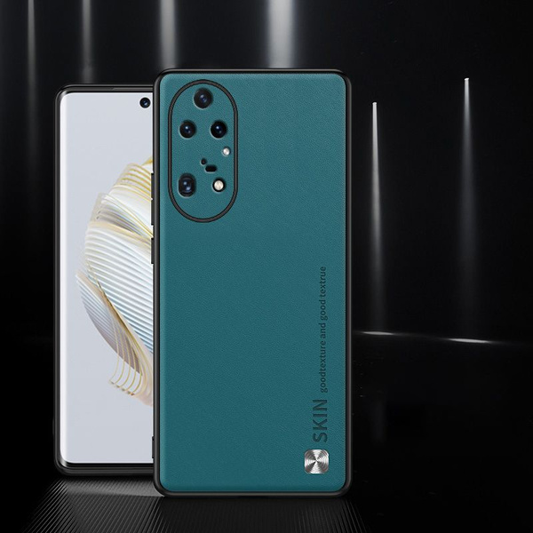 Простой и стильный кожаный чехол для Huawei P50 Pro (Хуавей П50 Про ...