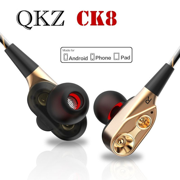 Наушники Вкладыши QKZ CK8 - купить по доступным ценам в интернет ...