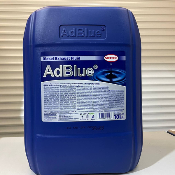 AdBlue Sintec жидкость для системы SCR дизельных двигателей,10л ...