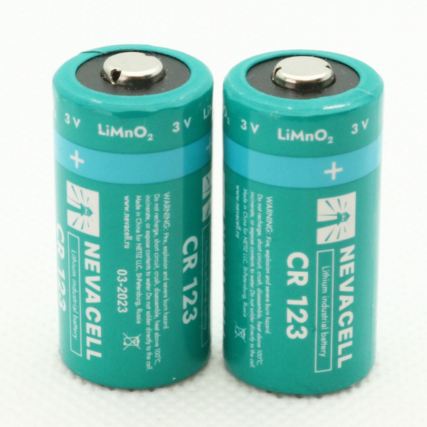NevaCell Батарейка 16340 (Tenergy 30200, R123, CR123), Li-MnO2 тип, 3 В ...