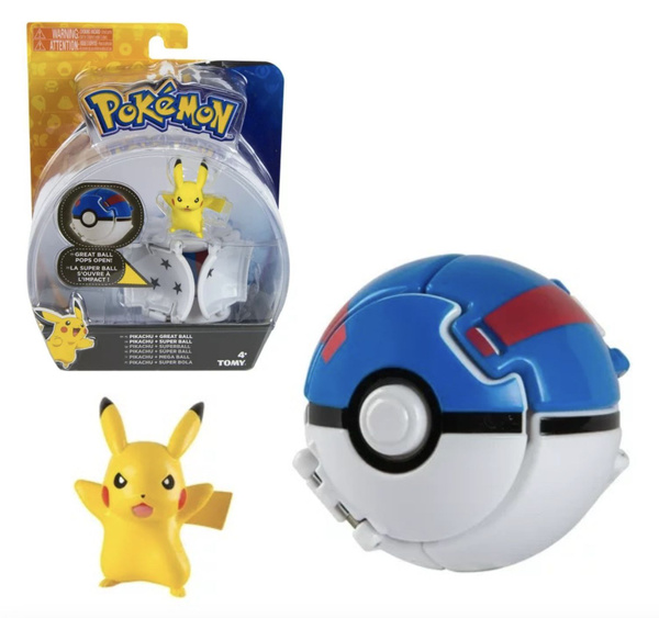 Набор фигурка Покемон ПИКАЧУ и Мега-Болл Pokemon PIKACHU & GREATBALL ...