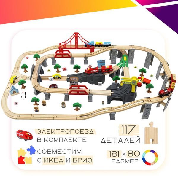 Детская деревянная железная дорога деревянная железная дорога ...