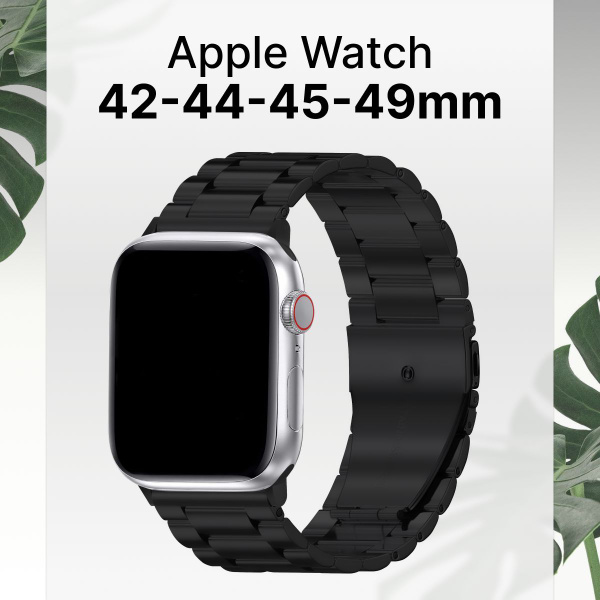 Ремешок для смарт часов Apple Watch series 1-8 и Эппл Вотч SE 42-44-45 ...