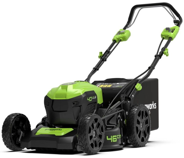 Аккумуляторная газонокосилка Greenworks GD40LM46SP (2506807) (без АКБ и ...
