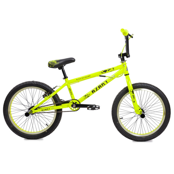 BMX велосипед Байкал - Azart force BMX ABD-2019, 10, Желтый (Матовый ...