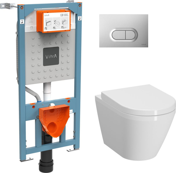 Комплект VitrA Integra Round L-box 9004B003-7202 подвесной унитаз ...