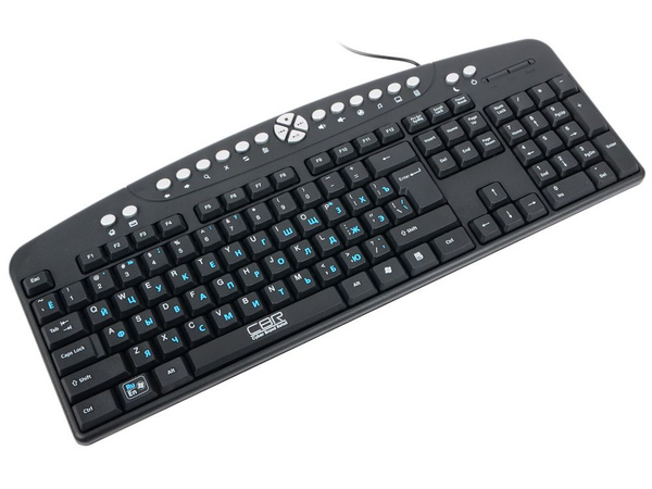 CBR Клавиатура проводная KB 340GM USB черный купить по низкой цене ...