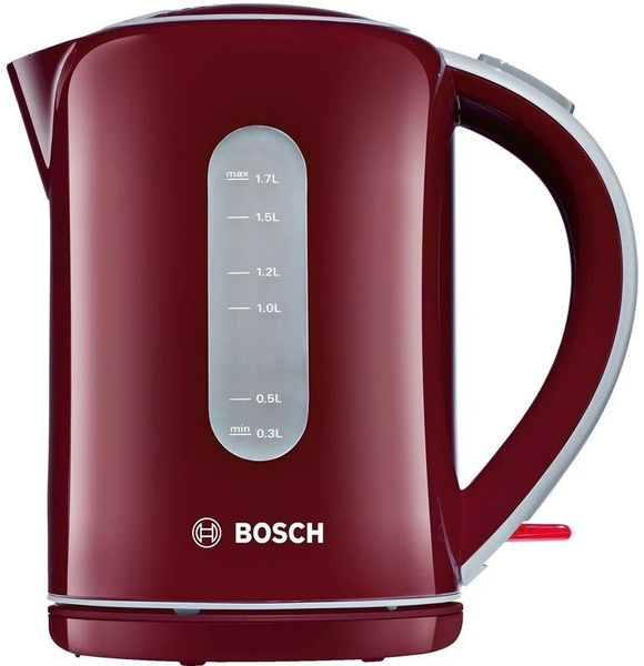 Чайник электрический Bosch TWK 7604, бордовый купить на OZON по низкой ...